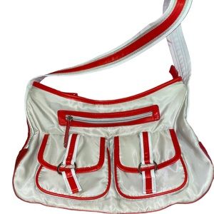 Vintage Red and Brown Bag